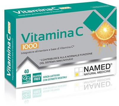 Named Vitamina C 1000 Integratore Alimentare, 40 Compresse