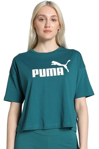 Ess Cropped Logo Tee - Parte Superiore Corta, 586866