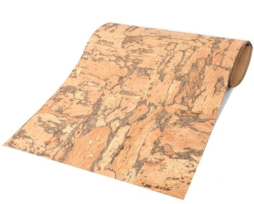 CanaanTree Selbstklebende Korktapete, zum Abziehen und Aufkleben, aus echtem Kork, ausgezeichnete Wahl für Naturliebhaber, 41,9 x 300 cm, Zedernholz