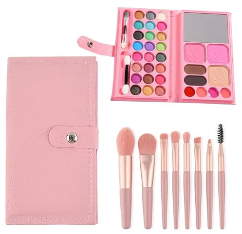 SSKHE Make-up Spielzeug Set, waschbar Mädchen Make-up Set, Kinder Make-up Sets, Weihnachten Geburtstag Geschenke für kleine Mädchen Alter 3 4 5 6 7 8 9 Jahre alt, waschbar ungiftig Make-up Kit