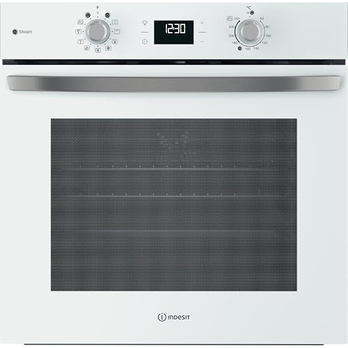 Indesit Turn&Go Steam Built In Electric Single Oven - White - A Rated