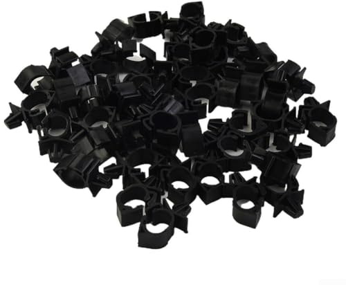 100 st fästanordningar för billedningssele – buntband i plast med 11 mm hål, automatisk trådklämsats för elinstallation av fordon