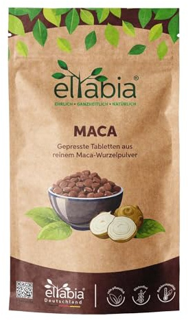 Maca Tabletten 4000 Presslinge aus Peru | Hochdosiert 5000mg Tagesdosis | Premium Rohkost-Qualität | 100% rein ohne Zusätze