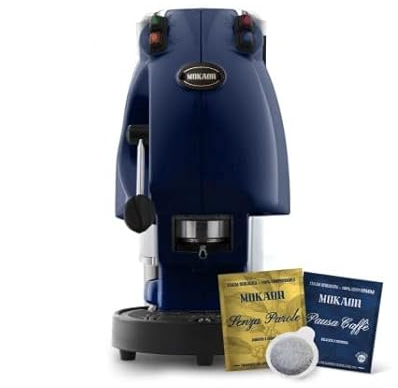 Frog Revolution Espresso Italiano Kaffeemaschine für Kaffeepads (blau)