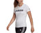 adidas Womens Essentials Slim Logo Langarm T-Shirt, White/Black, M