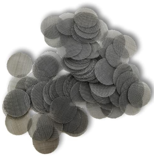 EKNA Universal inlagssil – 100 st. - Inläggssil av stål (10 mm) | tillverkad av rostfritt stål – 10 mm pipsil för rör och bongar – oavsett om det är en bongsil, pipasil, sil för kran