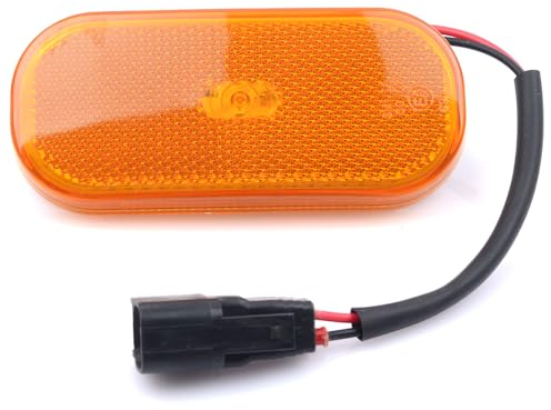ROBUST Car Side Marker Light Lamp Lens Orange for Ford Transit Mk8 BK3115442CB 1832493 1 832 493 BK31-15442-CB 2014 Onwards