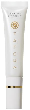 Tatcha Kissu Lip Scrub, Moisturizing Lip Exfoliant with Peach Seed Scrub for Polish, Smooth Lips