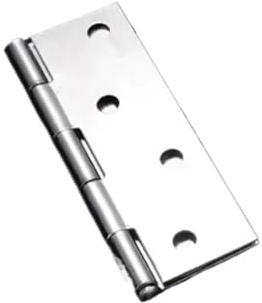 1pc 201 Cerniere for porte in acciaio inossidabile 1/1.5/2/2.5/3 pollici Pieghevole in alluminio con cerniera a croce Accessori for finestre Ferramenta for mobili(4 Inch)