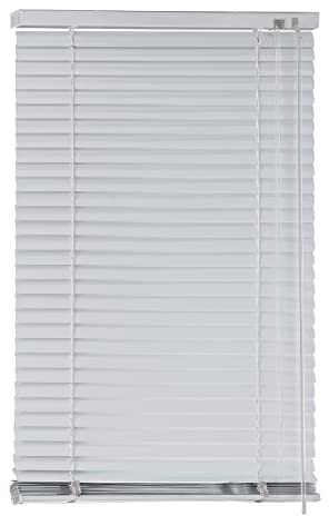 EXKLUSIV HEIMTEXTIL Aluminium Jalousie Lamellen 70 x 130 cm Weiß