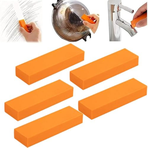 Rejuvenate Your Stainless Steel with Our Scratch Remover Eraser Kit,for Cleaning and Removing Water Stains and Rust from Appliances and Kitchenware, Stainless Steel Scratch Eraser, Rust Eraser (5pcs)