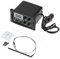 Vibrivio Chitarra acustica Equalizzatore preamplificatore equalizzatore a 3 bande con amplificatore di tono e volume, trasduttore piezoelettrico, funzione di fase sintonizzatore, display LCD, design