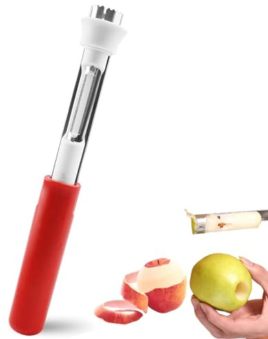 Apple Corer, Stainless Steel Apple Corer and Slicer, 22.5 cm Long, Easy to Use, Durable Design, Perfect for Apples, Pineapples, and Other Fruits, Kitchen Essential Tool Apple Slicer