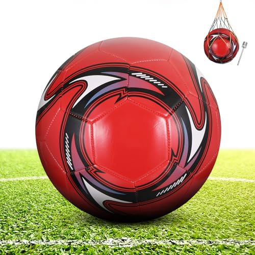 Vokmon FußBall, Fussball Kinder Unisex, Offizieller FußBall Größe 4, Outdoor-Indoor fußbälle, Training/Match fusball, Football Ball für Kinder und Erwachsene, tolles Fussballgeschenk ot
