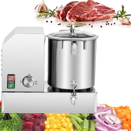 Robot da cucina professionale, tritatutto elettrico per verdure ad alta potenza, robot da cucina automatico con velocità regolabile, tritatutto per patate, cipolle, zenzero, cavolo.,9L