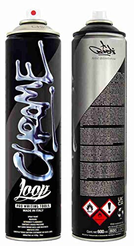 LOOP COLORS CHROME - Sprühlack Sprühfarbe Sprühdose Spraydose 600ml - silber