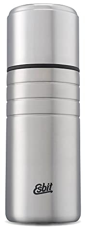 Esbit Isolierflasche Majoris mit Becher - Trinkflasche 750 ml aus Edelstahl - für warme und kalte Getränke