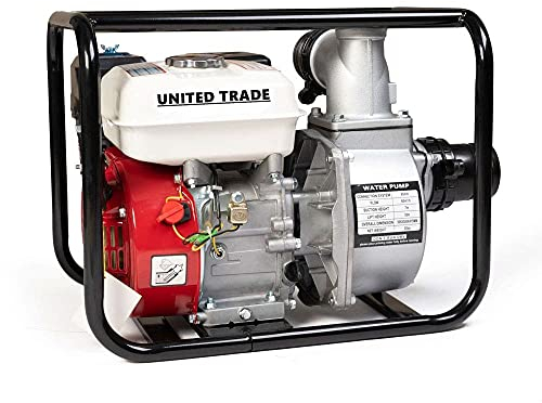 UNITED TRADE MOTOPOMPA A SCOPPIO AUTOADESCANTE HP PREVALENZA 30MT. - MOTORE 4 TEMPI - OMAGGIO MANICHETTA 50MT.