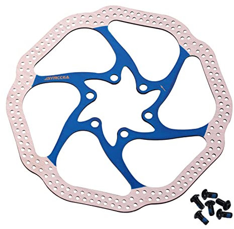 Bynccea 160mm 180mm 203mm Fahrrad Bremsscheibe mit 6 Schrauben für MTB BMX Mountain Rennrad
