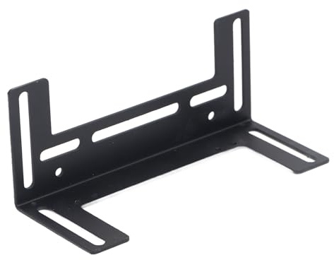 PUSOKEI Computer Radiator Fan Holder, Chassis Fan Mount Rack with Multiple Screw Holes, PC Fan Bracket for 8cm 9cm 12cm Fans, Improve Cooling Effect & Reduce Noise (Black)