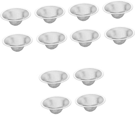 Alipis 12 Stück Spülbeckensieb Badezimmerfilter Spülbeckensiebkorb Küchenspülbeckensieb