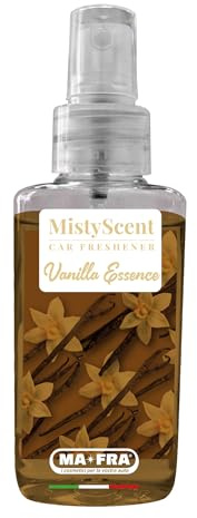 Mafra - MistyScent Spray Vanilla Essence, Format 100ml, Désodorisant d’Intérieur en Spray, Fragrance Douce, Chaude et Élégante