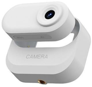 Sportkamera, Utomhussportkamera Cykelhjälm Motorcykel Cykelsport Mini Actionkamera Professionell Body Cam Videoinspelare for MTB för cykling/husdjursvloggning(White)