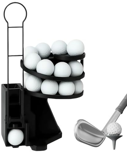 Automatisk golfbollsdispenser, t-up-maskin för gunga och puttövning, sporttillbehör för träning i bakgården klubb rekreation och körning, enkel installation
