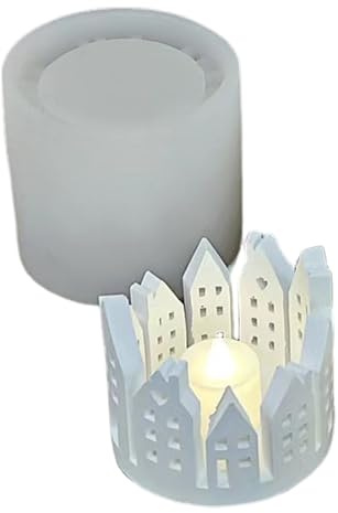 Portavelas Tealight - Forma de accesorio para vela, resina y silicona, herramienta para la creación de arte, decorativo artesanal | para decoración de interiores Prog