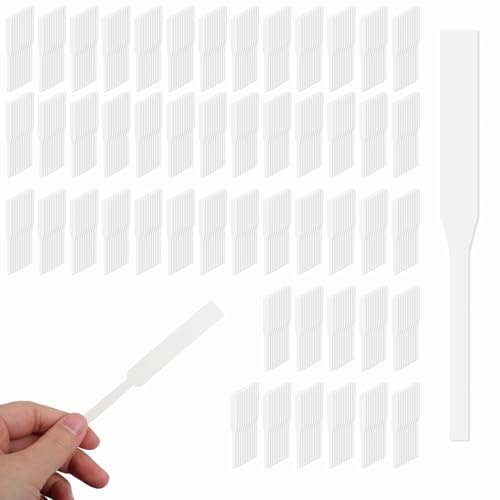 Tiras Probadoras de Perfume, 500 PCS Papel Probador de Aroma de Aromaterapia Desechables, Fragancia Tiras Tester, Aceite Esencial, Blanco 13 cm