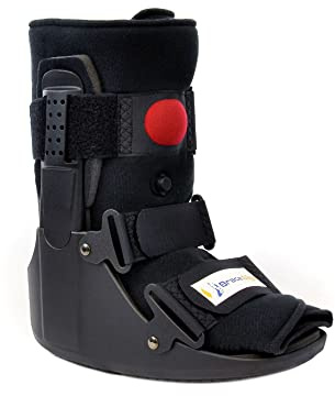 Brace Direct Wide Width Air CAM Walker Boot Short - 2E Orthopedic Medical Walking Boot for Wide Feet, Stress Fractures, Sprains, Post Surgical Healing (M - US Shoe Men 9-11 | Women 10-12.5)