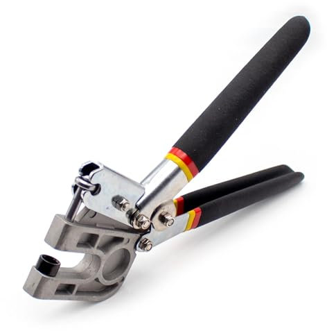 Toplionace Abrazadera de Quilla de Acero Ligero, Punzón de Crimpadora de Pernos de Acero de Alto Carbono de 12 Pulgadas Pinzas de Sujeción de Quilla Alicates de Metal de Boca Plana