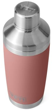 YETI Rambler Cocktail Shaker, Stainless Steel, Vacuum Insulated, Sandstone Pink, 20 oz (591 ml)