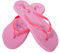 AIREE FAIREE Tongs Femme Chaussures de Plage avec Motif de Hippocampe,Rose,L - EU 40-41