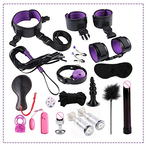 US-DXB Nuovo Kit da Allenamento Sportivo 18 Pezzi/Set, per Regali di Coppia, Viola