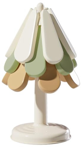 3 Pezzi Sottopentola Pieghevole, Sottobicchieri a Forma di Albero Spesso con Supporto di Stoccaggio, Sottobicchiere Tappetino Multiuso per Pentole Calde, Padelle e Bollitori