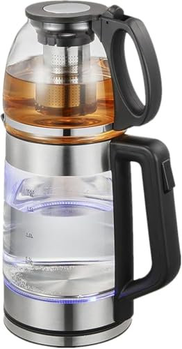 Tocchetta di Vetro Turca a 2 Livelli tè Elettrico tè Elettrico Samovar Samovar Selmotelatura da tè da tè studiatore di Acqua