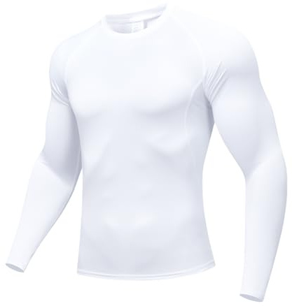 Towintec Maglietta Compressione Uomo Manica Lunga Asciugatura | Camicia,Rapida Traspirante, Maglietta Termica Maniche Lunghe,Shirt Sportiva, Corsa Allenamento, Palestra, Ciclismo, Fitness