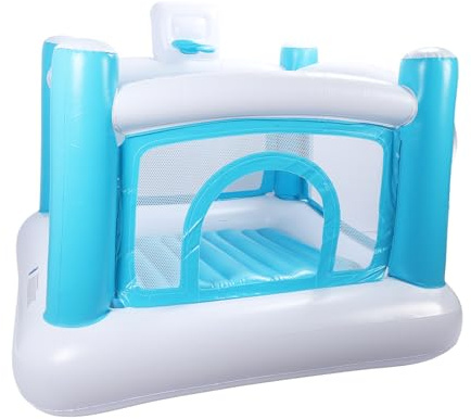 Luqeeg Structure Gonflable en PVC épais, Château Gonflable au Design Flexible EE Facile d'entretien, pour Les Enfants Qui Sautent Lors de Fêtes en Extérieur et en Intérieur