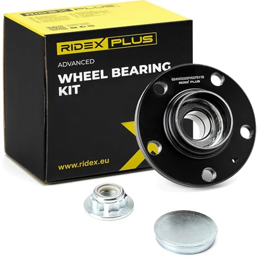 RIDEX PLUS 654W0026P Kit de roulement de roue des deux côtés du pont Arrière avec bague magnétique intégré Compatible avec VW Polo V 3/5 portes 6R1, 6C1