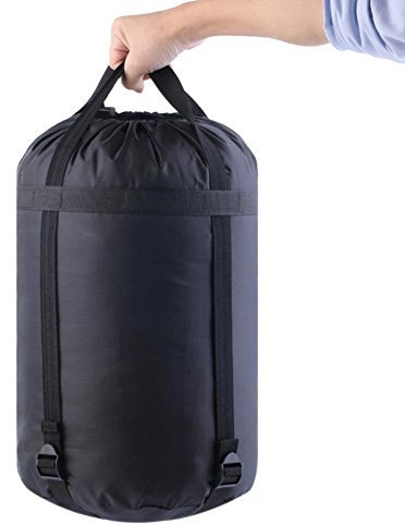 Fueerton Nylon Lightweight Compression Stuff Sack Bag Outdoor Camping Sleeping Bag (L)