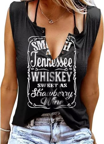 Sxkayxr Top Canotta Donna Estiva Grafica Casual Scollo a V Camicetta Donna Sexy T Shirt Donna Senza Maniche Canotte Top Donna Elegante