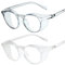 Edinber Anti-Beschlag-Schutzbrille, Anti-Blaulicht, Wind- und Sandbrille, Transparent für Damen und Herren, 2 Stück