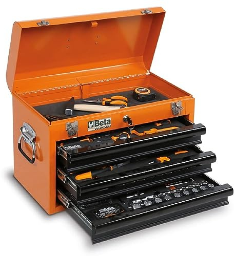 BETA - BW 2200E/A Cassettiera portatile con assortimento di 159 utensili, in vassoio morbido in EVA