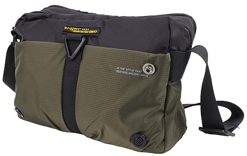 SUNGOOYUE Sac Messager pour Homme Sac à Bandoulière en Tissu Oxford Multicouche Imperméable sur Le Sac à Bandoulière Messenger Sac Cartable