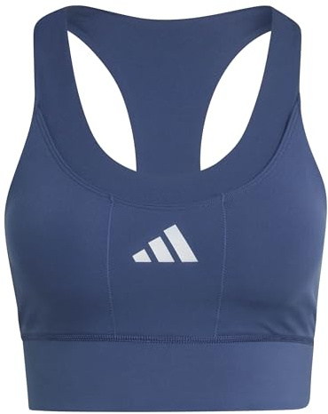 adidas Damen adi365 Running Pocket Medium Support Bra, Tech Indigo, M