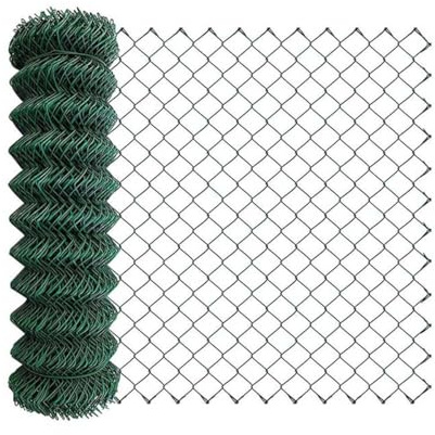 M.P. Metalli - Rete metallica plastificata H. 175 cm romboidale a maglia sciolta morbida per recinzione, 25 metri lineari - Filo e maglia ultra resistente extra strong - Made in Italy