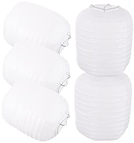 Lurrose 5piezas Linternas De Papel Plegables Decorativas y Colgantes Para Fiestas y Festivales Linternas De Papel Japonesas