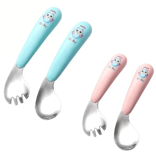 4 piezas cubiertos de acero inoxidable reutilizables juego de cubiertos de alta calidad y duradero equipamiento inicial autónomo