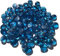 mezcla ozeanblaue Cristal Piedras Nuggets 4 – 3 cm 600 g – Bolas plano Cristal bolitas de cristal Mesa decorativa Decoración Jarrón de vidrio Deko relleno piedras multicolor de Crystal King